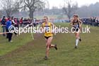 Lily Partridge (Surrey) leads Katie Brough (Cheshire) during the senior womens Inter Counties Cross Country, Cofton Park, Birmingham. Photo: David T. Hewitson/Sports for All Pics